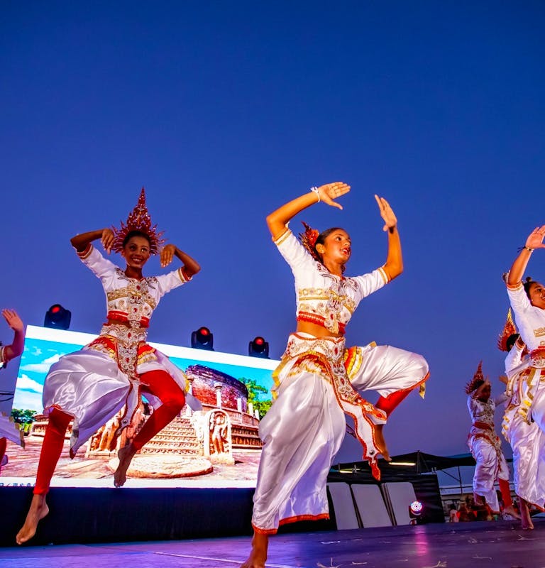 Dance performance on the main stage